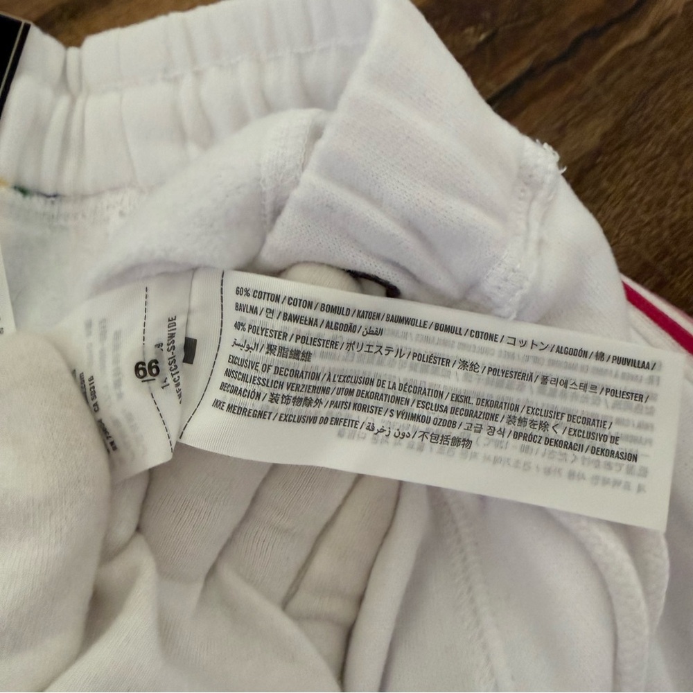 ABERCROMBIE & FITCH White Rainbow Side Stripe Jogger Pants Size XS NWT - Picture 8 of 14